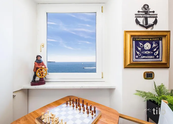 | Parking | Wifi | A/c| Sea View By Tilo 제노바